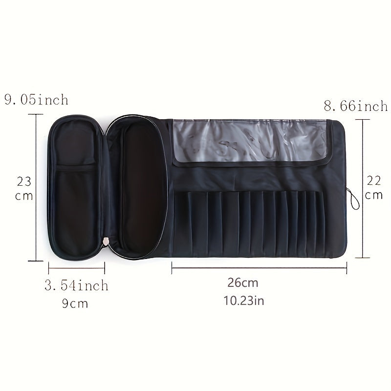 Große Make-up Pinsel Organizer Tasche – Multifunktionale Kosmetiktasche im Koreanischen Stil – Tragbare Beauty Tasche für unterwegs
