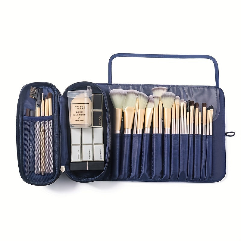 Große Make-up Pinsel Organizer Tasche – Multifunktionale Kosmetiktasche im Koreanischen Stil – Tragbare Beauty Tasche für unterwegs