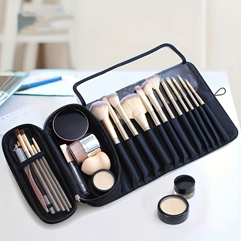Große Make-up Pinsel Organizer Tasche – Multifunktionale Kosmetiktasche im Koreanischen Stil – Tragbare Beauty Tasche für unterwegs