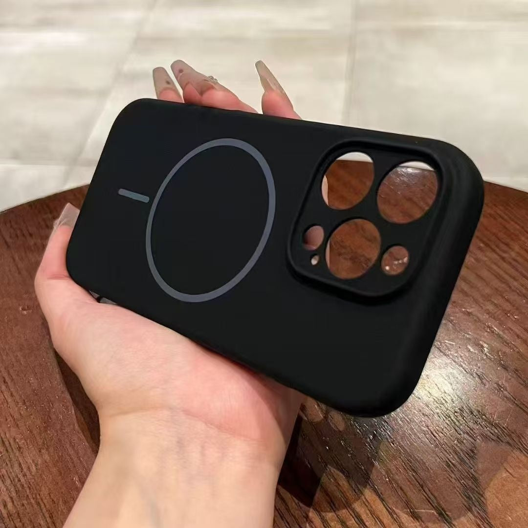 Liquid Silicone Magnet Case für iPhone 17 – Schutzhülle mit feinem Magnetring & Soft-Touch Oberfläche
