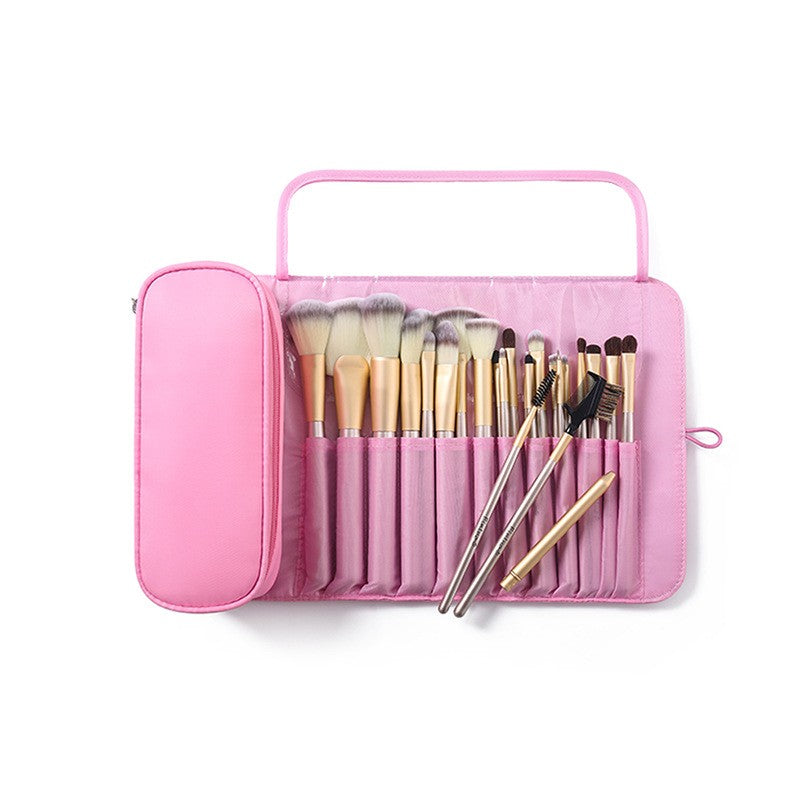 Große Make-up Pinsel Organizer Tasche – Multifunktionale Kosmetiktasche im Koreanischen Stil – Tragbare Beauty Tasche für unterwegs