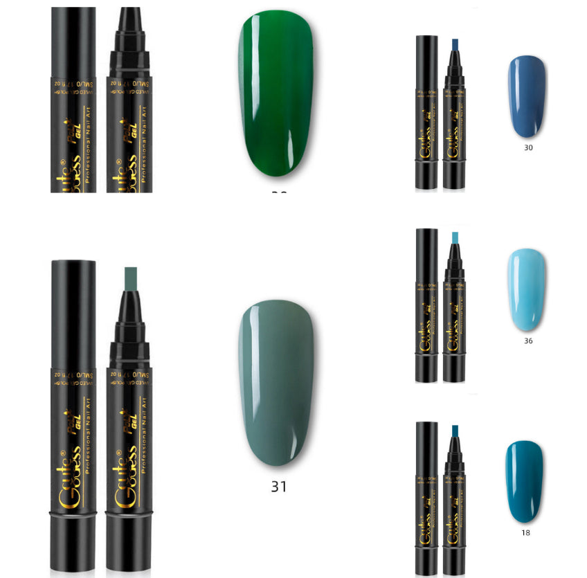 3-in-1 Nail Glue Pen – UV-Phototherapie Gel & starker Magnet für Cat-Eye, French & Water-Ripple Nägel – DIY Nail Tool