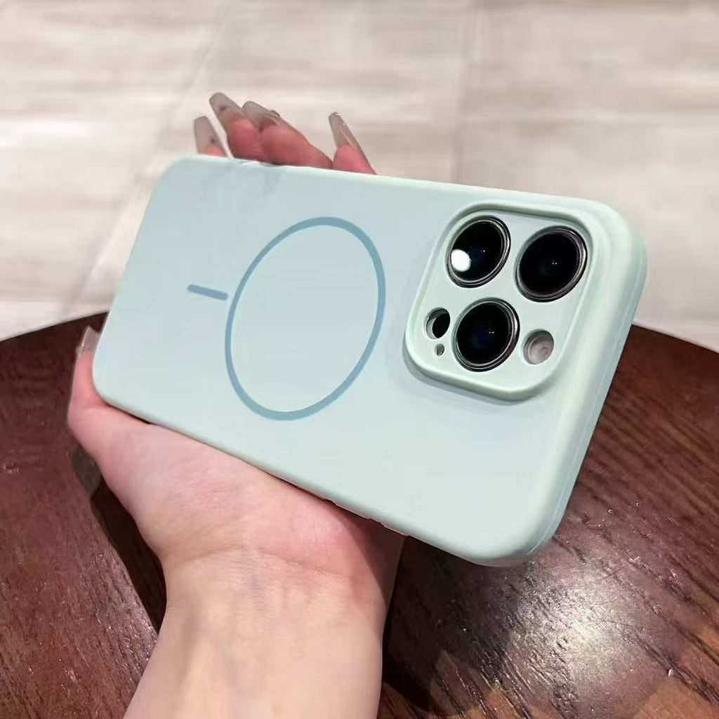Liquid Silicone Magnet Case für iPhone 17 – Schutzhülle mit feinem Magnetring & Soft-Touch Oberfläche