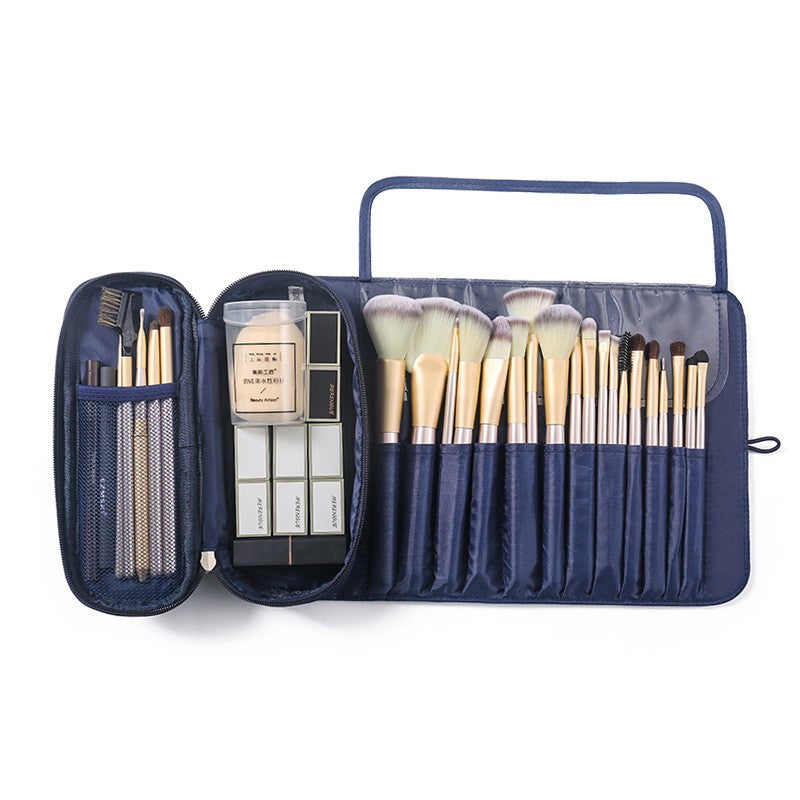Große Make-up Pinsel Organizer Tasche – Multifunktionale Kosmetiktasche im Koreanischen Stil – Tragbare Beauty Tasche für unterwegs