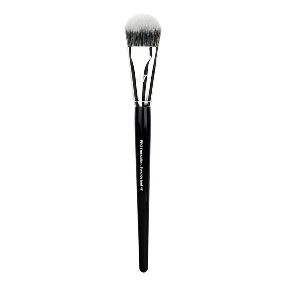 Professioneller Foundation-Pinsel Nr. 47 – Besenkopf-Design für Flüssig-Foundation, Lidschatten & Gesichts-Make-up – Beauty Make-up Tool für Damen