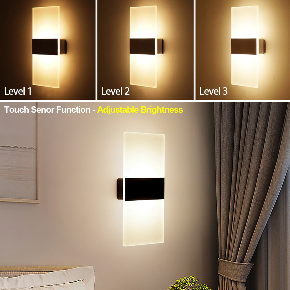 LED Sensor-Wandleuchte mit USB-Ladefunktion – Kabellos & Modern