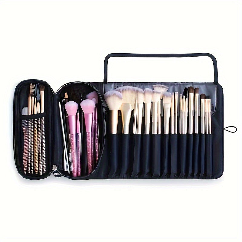Große Make-up Pinsel Organizer Tasche – Multifunktionale Kosmetiktasche im Koreanischen Stil – Tragbare Beauty Tasche für unterwegs