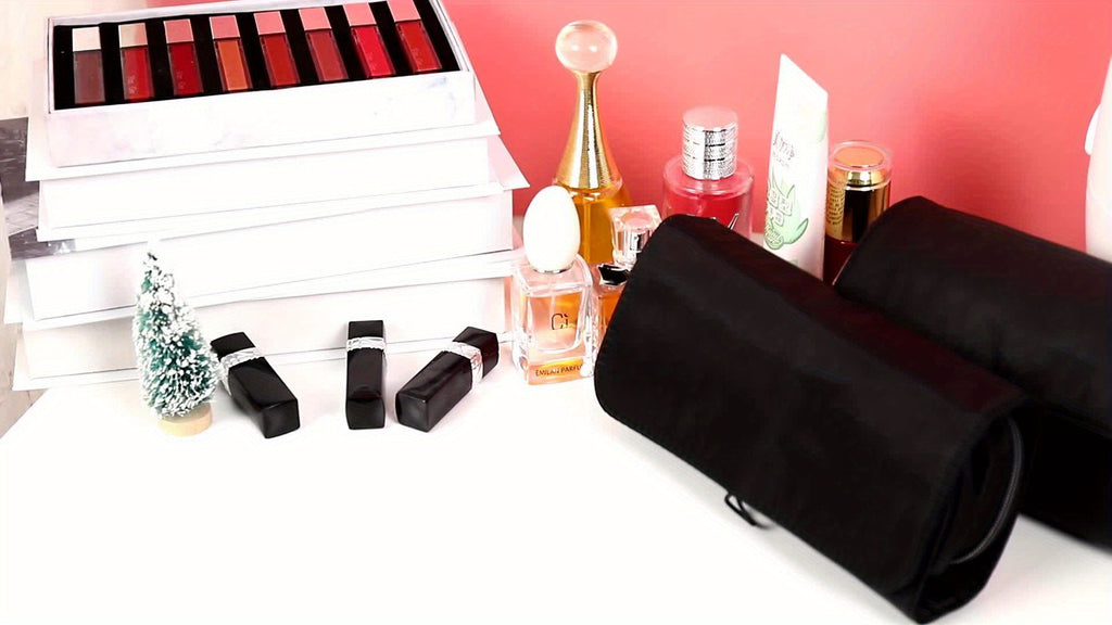 Große Make-up Pinsel Organizer Tasche – Multifunktionale Kosmetiktasche im Koreanischen Stil – Tragbare Beauty Tasche für unterwegs